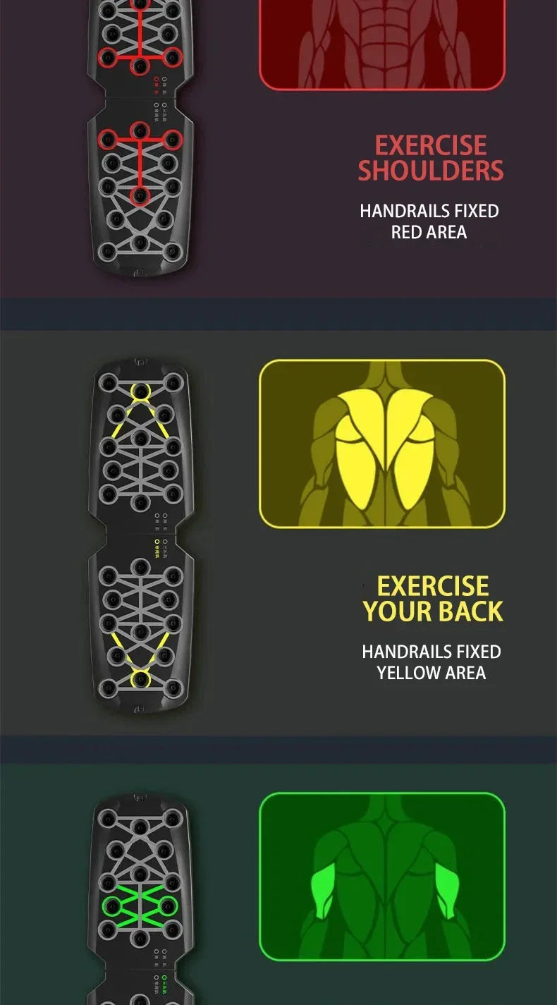 TABLA DE FONDOS PLEGABLE PRO – ENTRENAMIENTO DE FUERZA DE ÉLITE