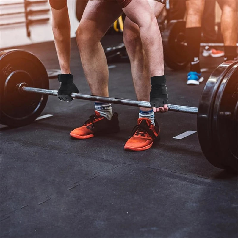 GUANTES DE GIMNASIO  – PROTEGE TU MUÑECA. DOMINA LA PESA.